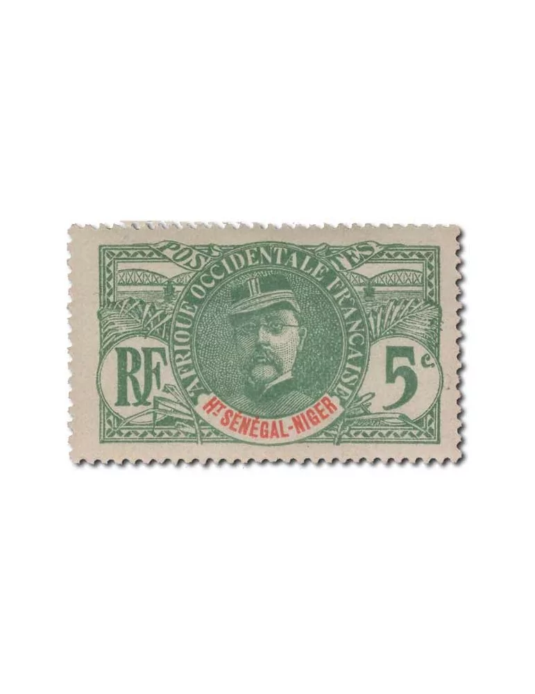 n° 1/17* - Timbre HAUT SENEGAL ET NIGER Poste