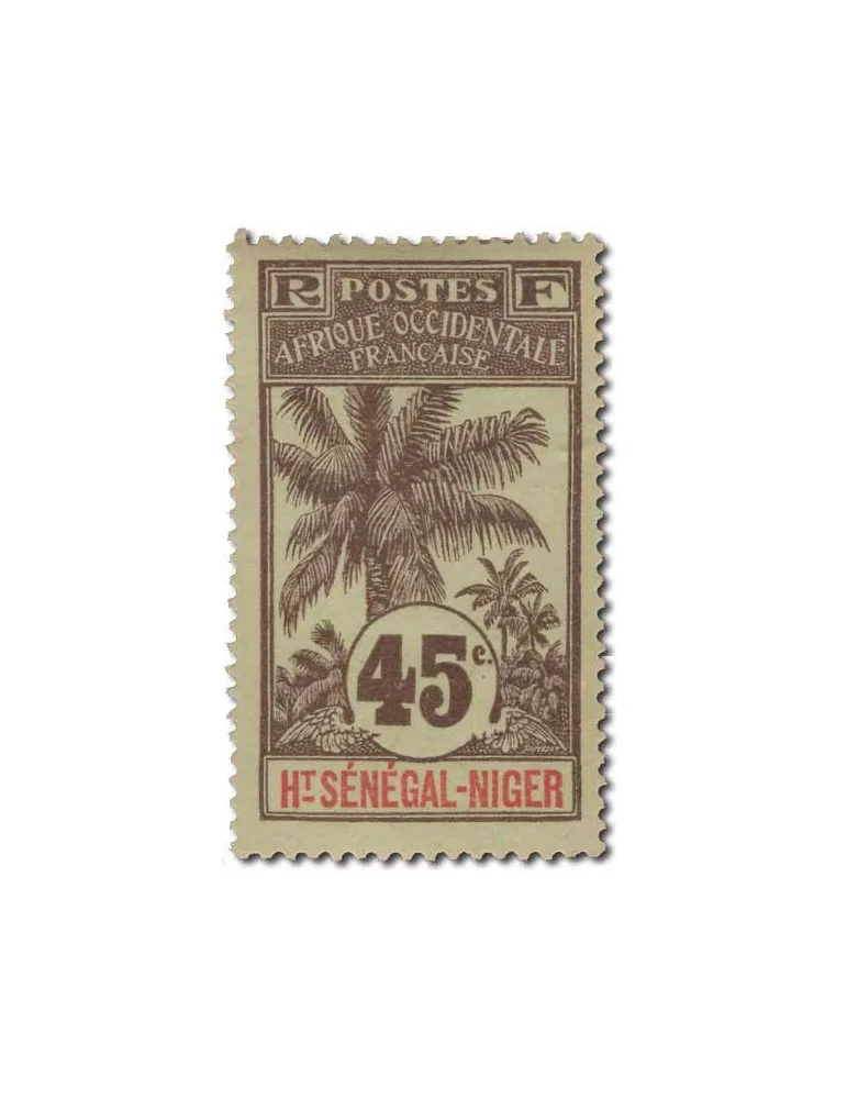 n° 1/17* - Timbre HAUT SENEGAL ET NIGER Poste