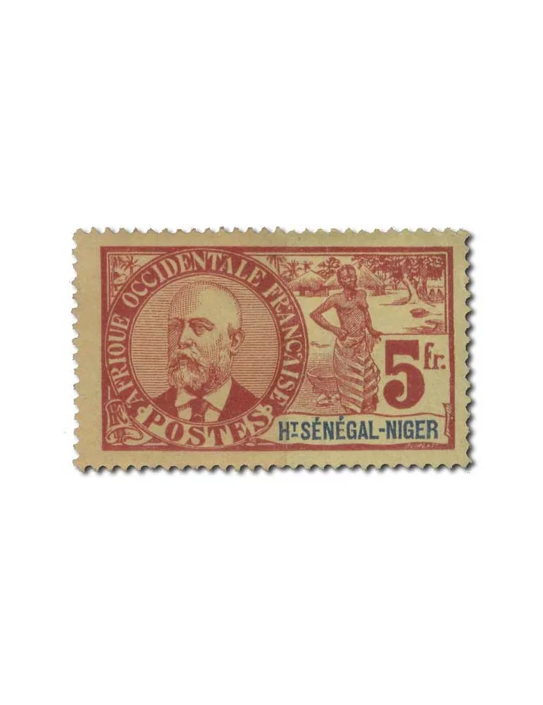 n° 1/17* - Timbre HAUT SENEGAL ET NIGER Poste