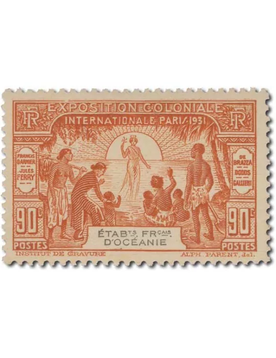 n° 80/83* - Timbre OCEANIE Poste