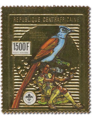 n° 396** - Timbre CENTRAFRIQUE Poste Aerienne