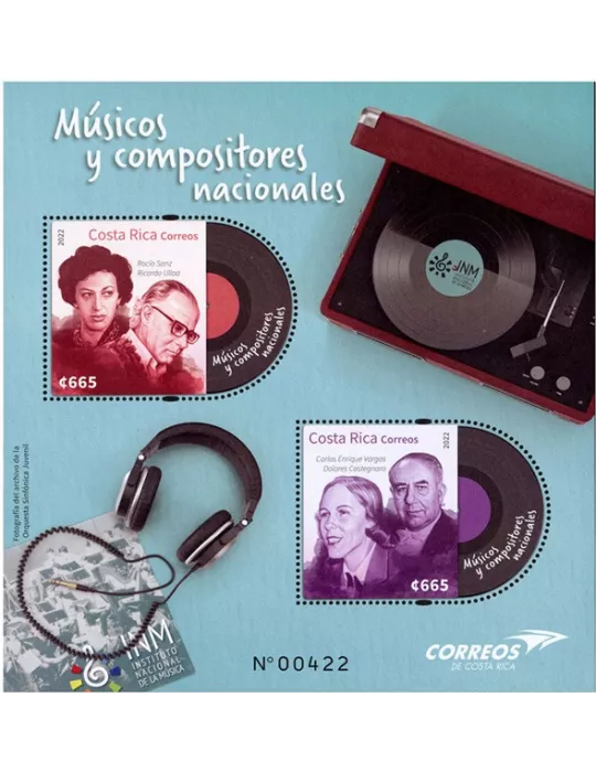 n° 92 - Timbre COSTA RICA Blocs et feuillets