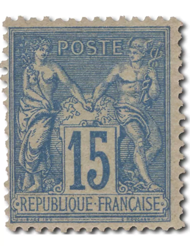 n° 90* - Timbre FRANCE Poste