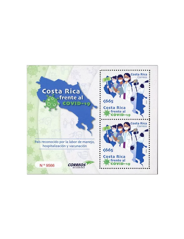 n° 96 - Timbre COSTA RICA Blocs et feuillets