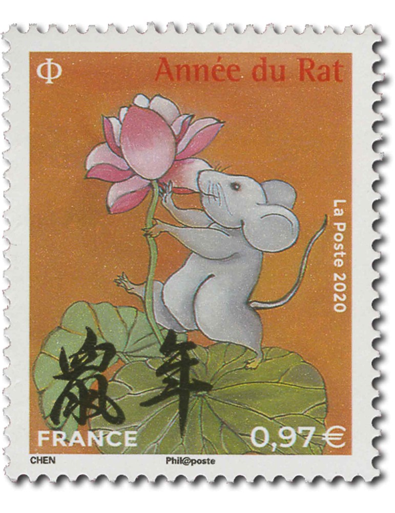 France : Horoscope chinois de 2020 à 2024 (10 valeurs neufs**)