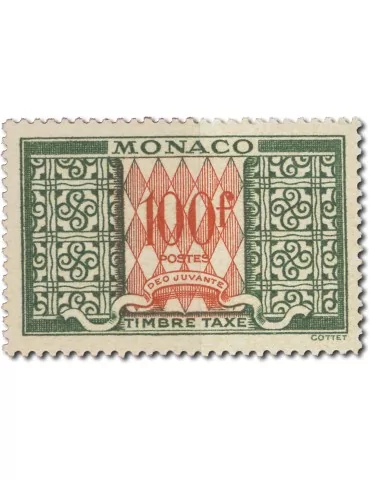 n° 29/39* - Timbre MONACO Taxe 2