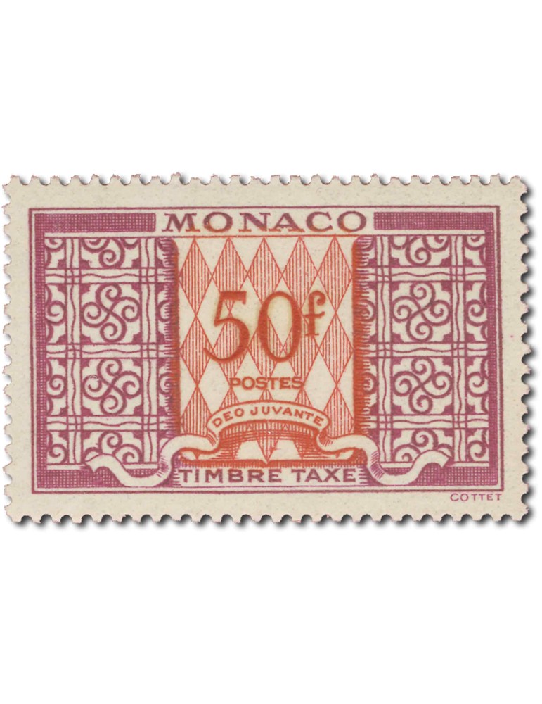 n° 29/39* - Timbre MONACO Taxe