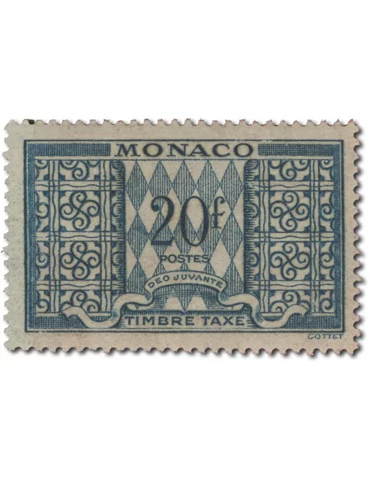 n° 29/39* - Timbre MONACO Taxe