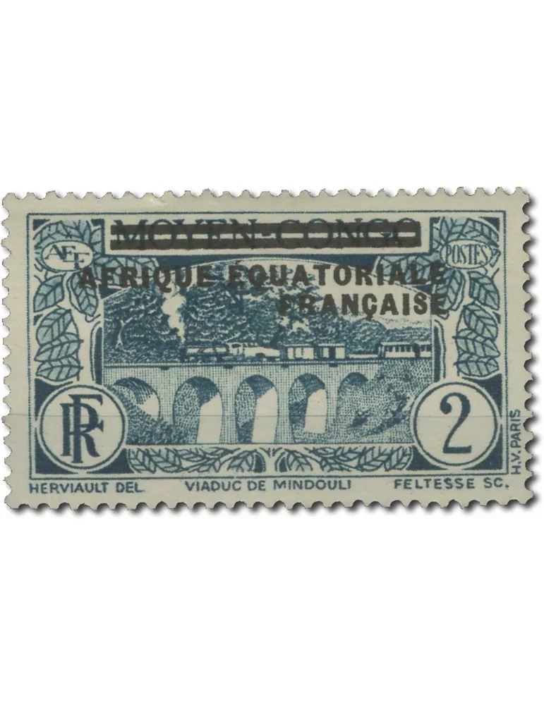 n° 1/16* - Timbre AEF Poste