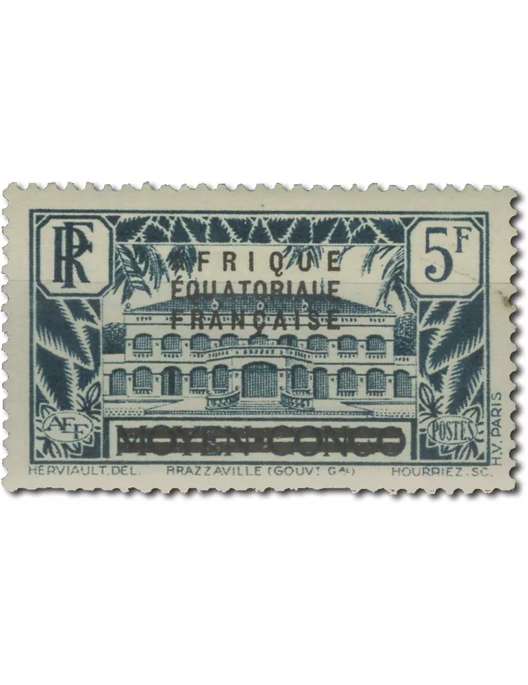 n° 1/16* - Timbre AEF Poste