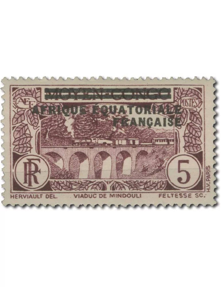 n° 1/16* - Timbre AEF Poste