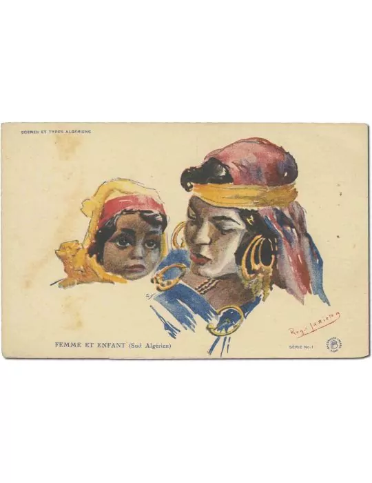 ALGERIE: CPA Scènes et types algériens