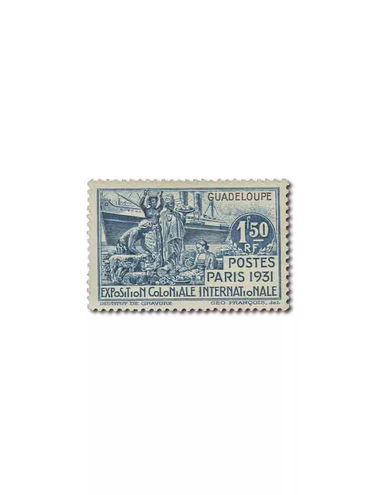 n° 123/126 - Timbre GUADELOUPE Poste