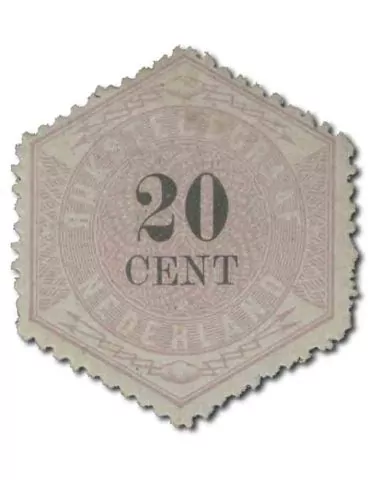 n° 6 - Timbre PAYS-BAS Telegraphe