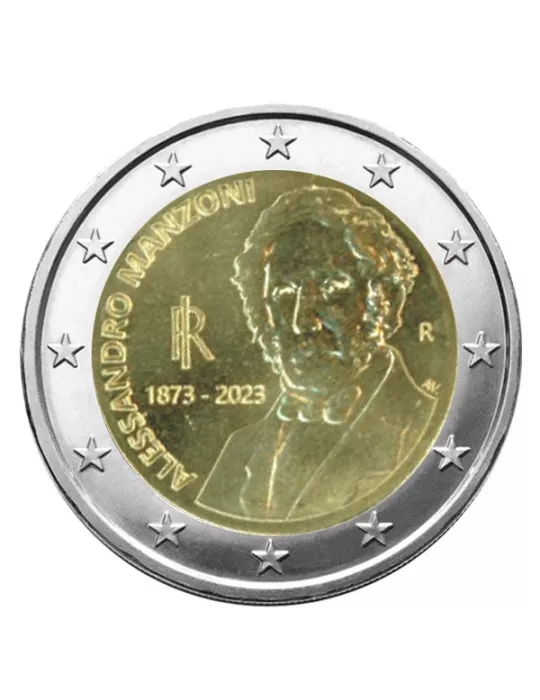 2 EURO COMMEMORATIVE 2023 : ITALIE (Alessandro Manzoni)