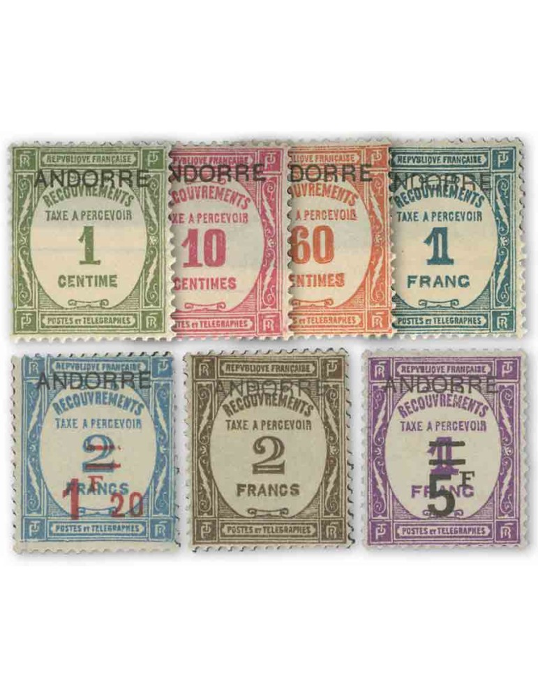 n° 9/15* - Timbre ANDORRE Taxe