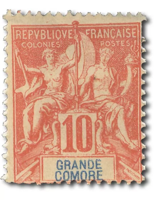 n° 14/19* - Timbre GRANDE COMORE Poste