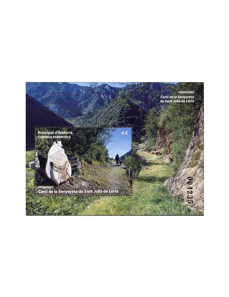 n° F548 - Timbre ANDORRE ESPAGNOL Poste