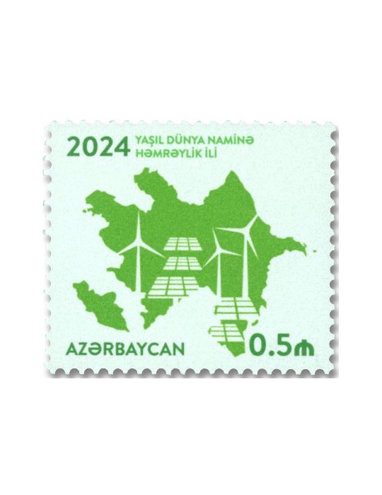 n° 1382/1385 - Timbre AZERBAIDJAN Poste