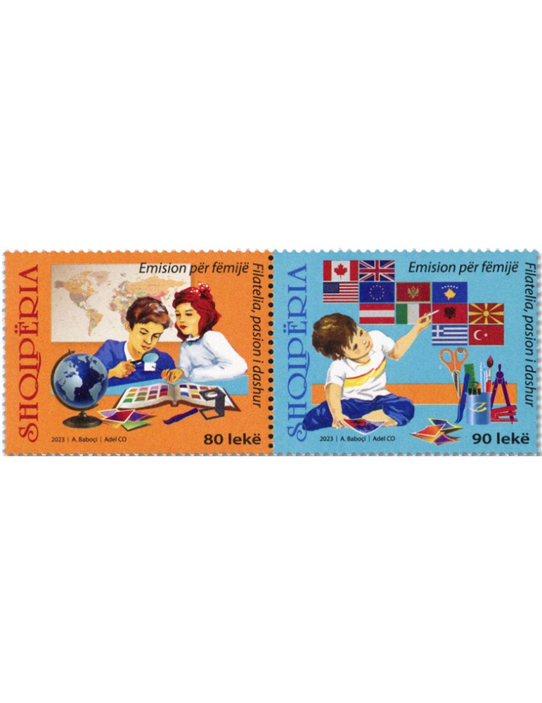 n° 3370/3371 - Timbre ALBANIE Poste