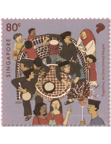 n° 2636/2639 - Timbre SINGAPOUR Poste