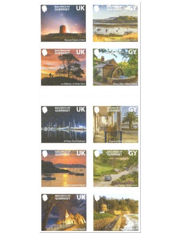 n° 2027/2036 - Timbre GUERNESEY Poste