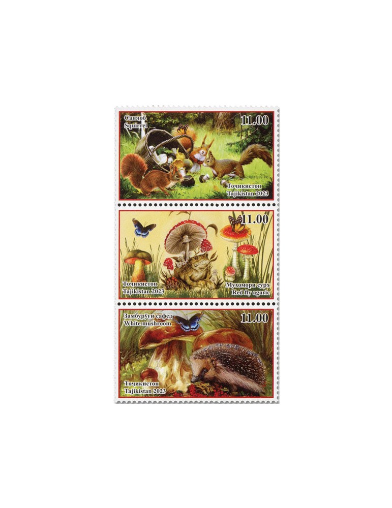 n° 829/831 - Timbre TADJIKISTAN Poste