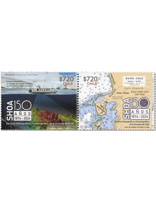 n° 2218/2219 - Timbre CHILI Poste