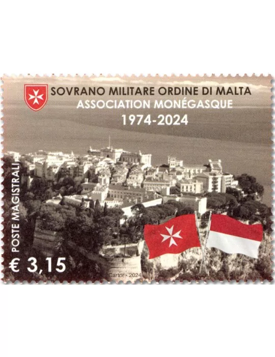 n° 1724 - Timbre ORDRE de MALTE Poste