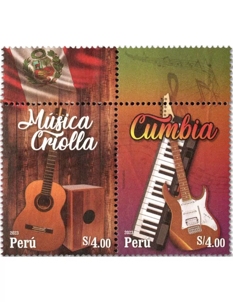 n° 2276/2277 - Timbre PEROU Poste