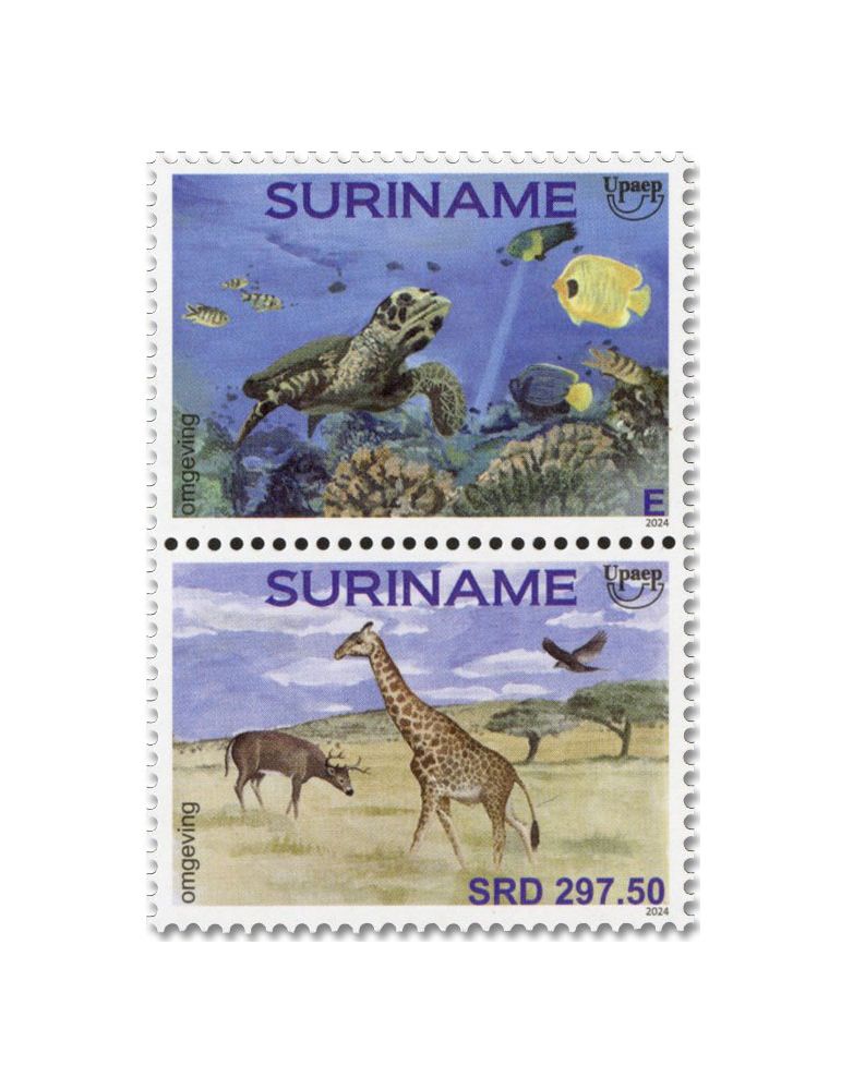 n° 3402/3403 - Timbre SURINAM Poste