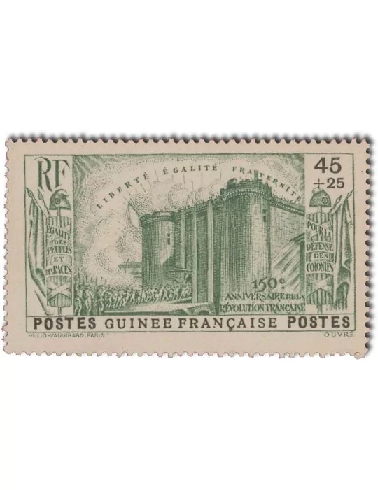 n° 153/157** - Timbre GUINEE Poste