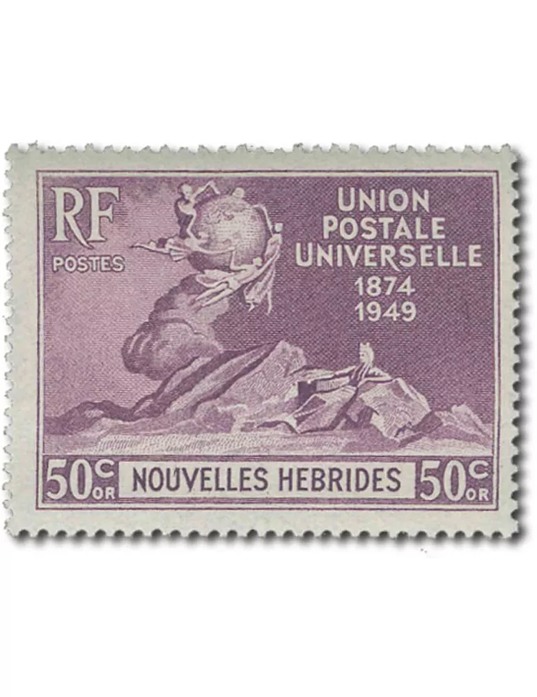n° 136/139** - Timbre NOUVELLES HEBRIDES Poste