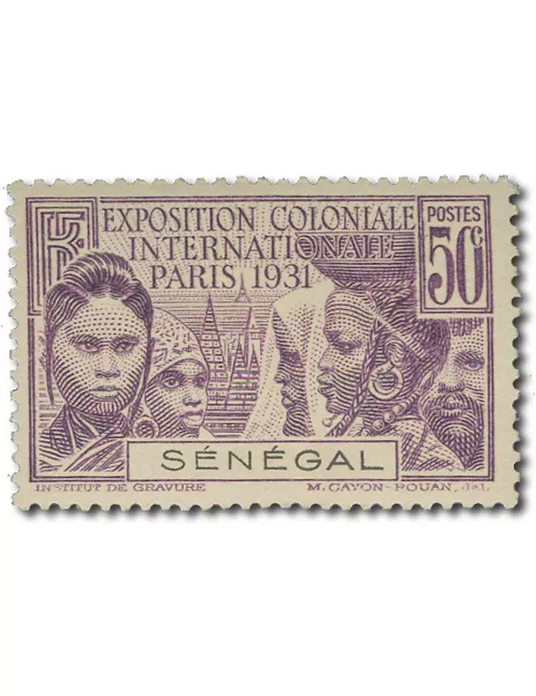 n° 110/113* - Timbre SENEGAL Poste