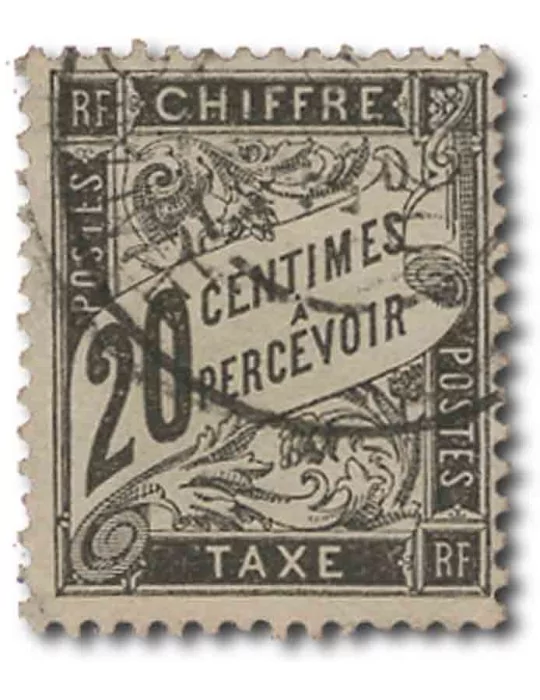 n° 17 obl. - Timbre FRANCE Taxe