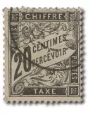 n° 17 obl. - Timbre FRANCE Taxe