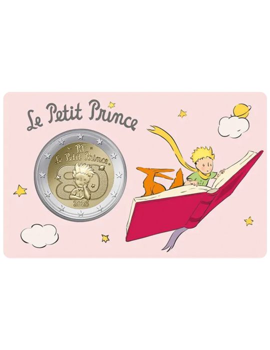 BU : 2 EURO COMMEMORATIVE 2026 COINCARD : FRANCE (Le Livre)