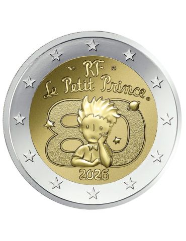 BU : 2 EURO COMMEMORATIVE 2026 COINCARD : FRANCE (Le nuage) 2
