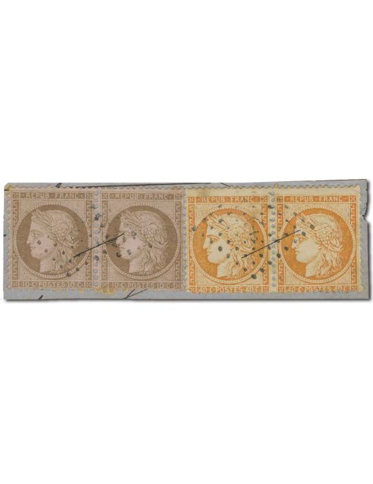n° 58 et 38 obl. - Timbre FRANCE Poste