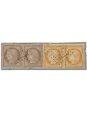 n° 58 et 38 obl. - Timbre FRANCE Poste