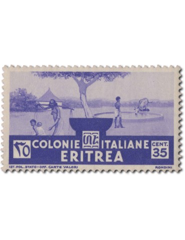 n° 195/204 - Timbre ERYTHREE Poste 2