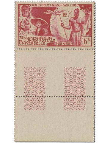 n° 21 - Timbre INDE Poste Aerienne