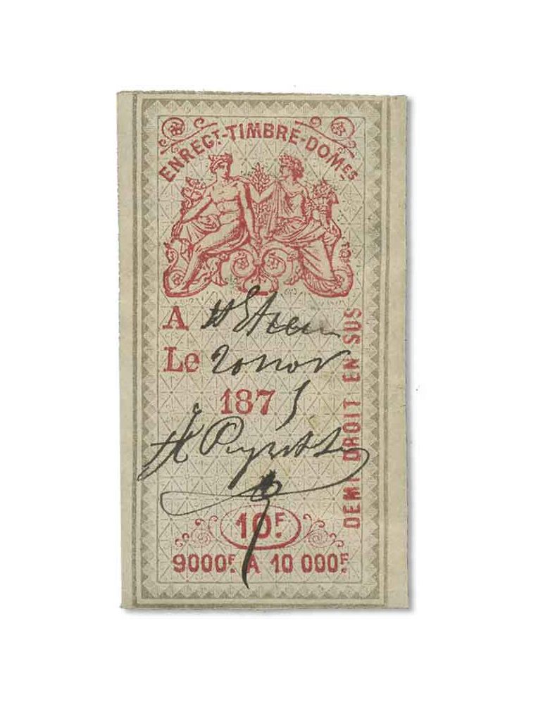 n° 183/197 obl. - Timbre FRANCE Fiscaux
