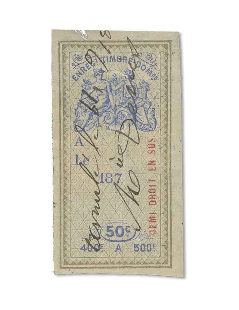n° 183/197 obl. - Timbre FRANCE Fiscaux