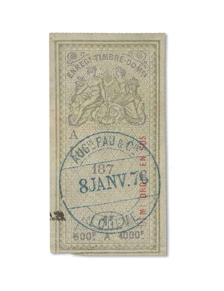 n° 183/197 obl. - Timbre FRANCE Fiscaux