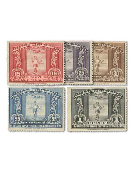 n° 31/35 - Timbre SALVADOR Poste Aerienne