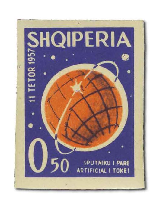 n° 585/588 - Timbre ALBANIE Poste