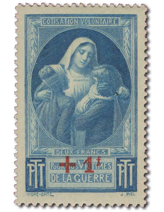 n° 29** - Timbre FRANCE Bienfaisance