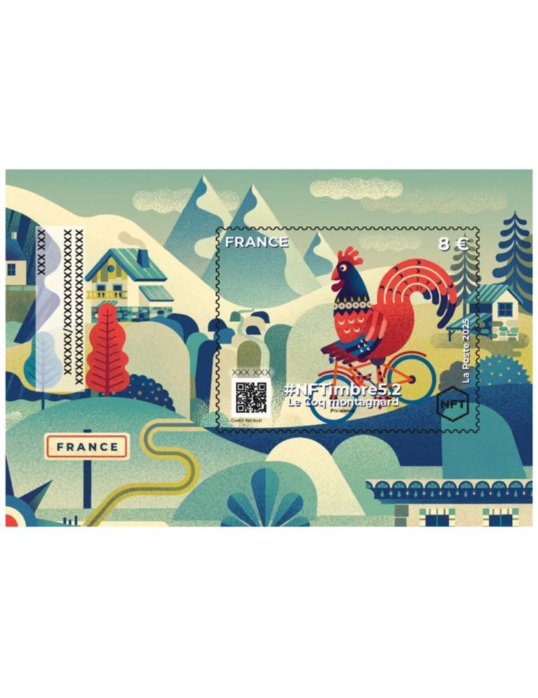 n° 7.1/7.4 - Timbre FRANCE Timbres Crypto (PACK NFTimbre5)