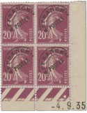 n° 55** - Timbre FRANCE Preobliteres